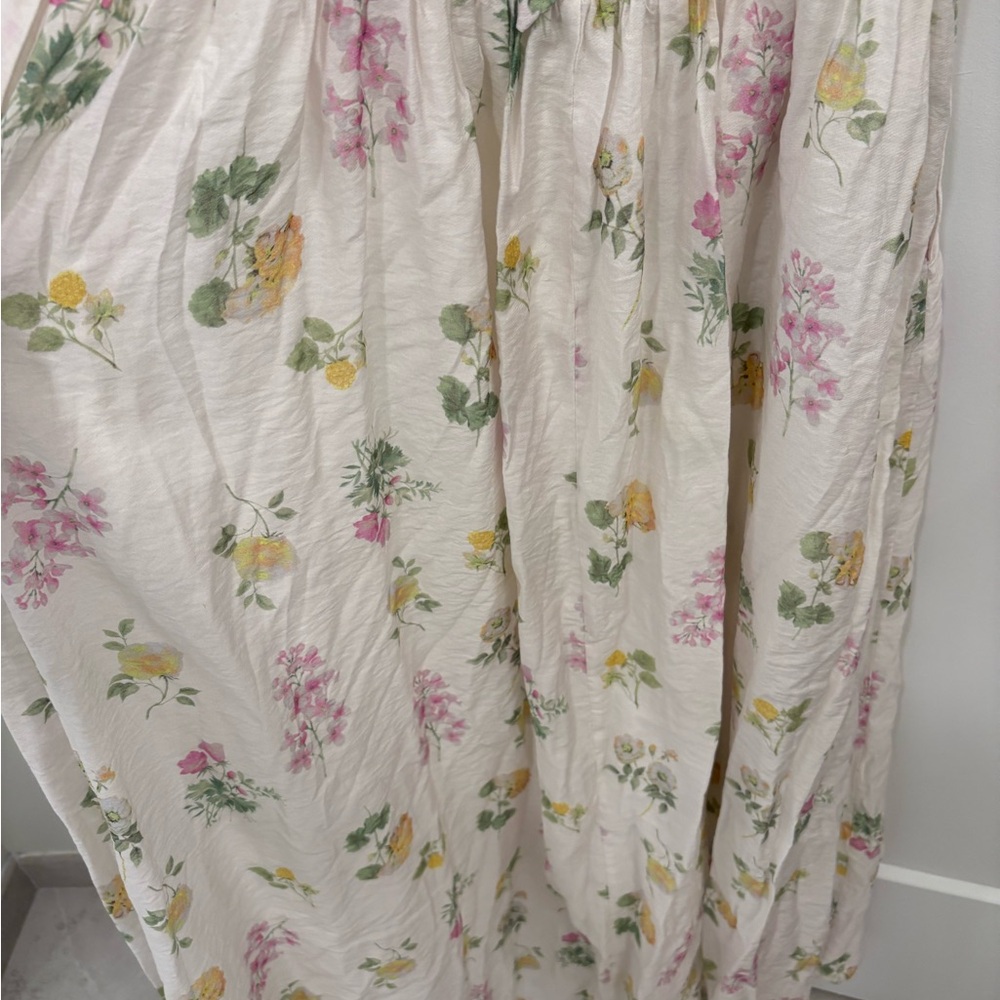 Petal and Pup Reverie Smocked Maxi Dress in Purple Ditzy Floral Size Medium - Picture 10 of 12